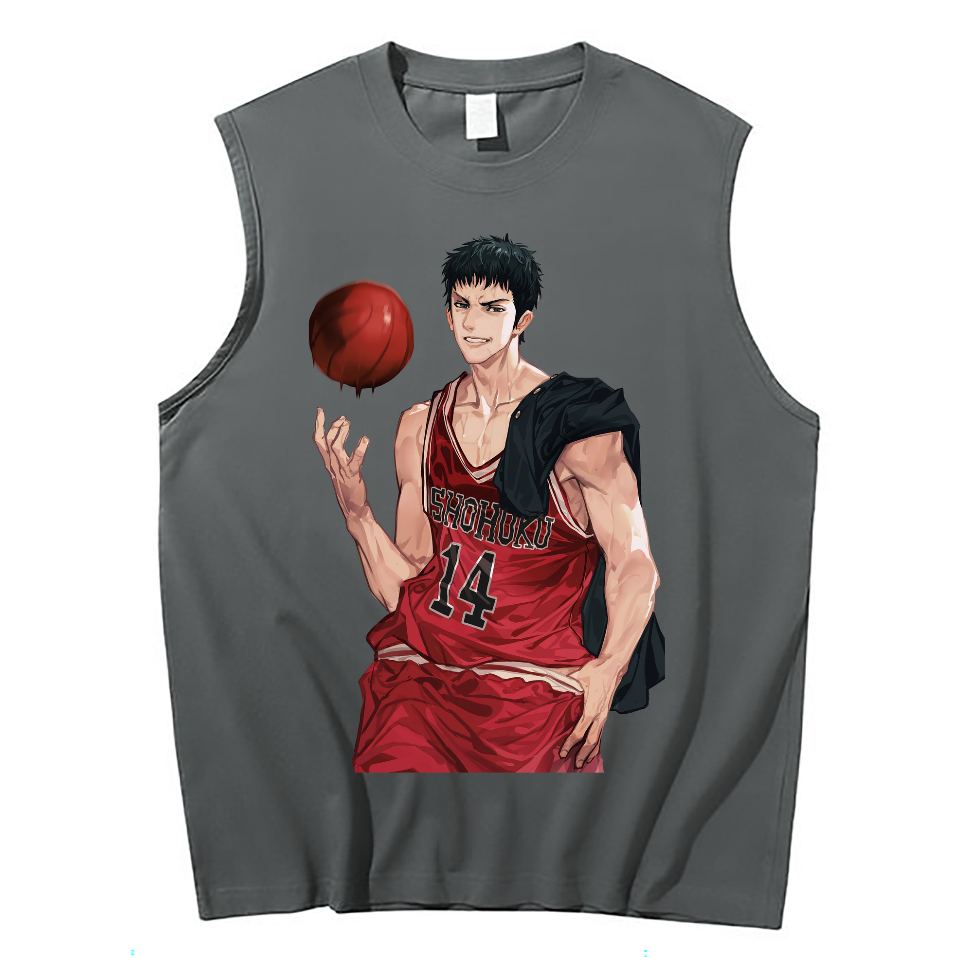 （画像用） SLAM DUNK／スラムダンク コットン100％タンクトップ（フロントプリント）